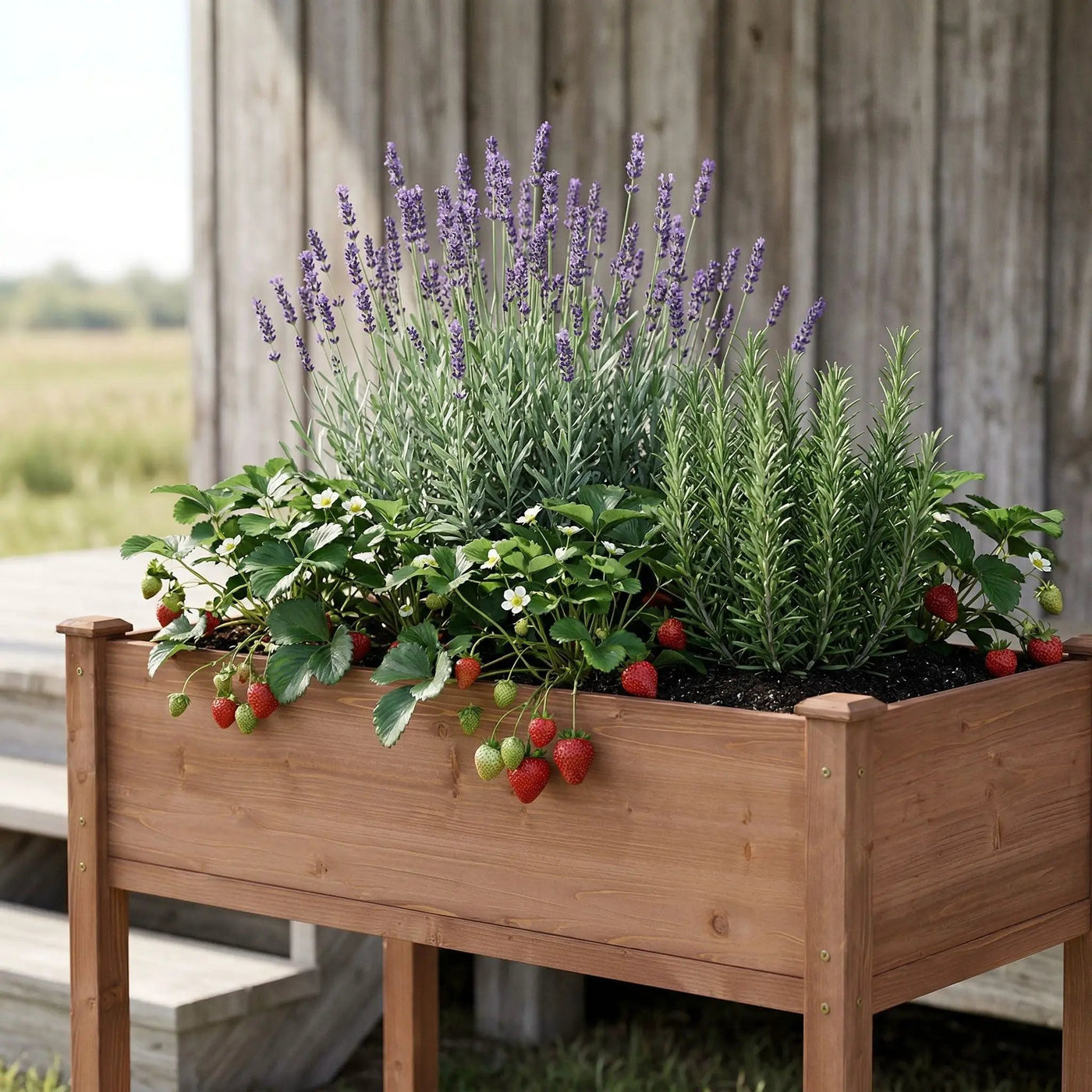 Elevated Raised Garden Bed For Outdoor by HouseOfZazla