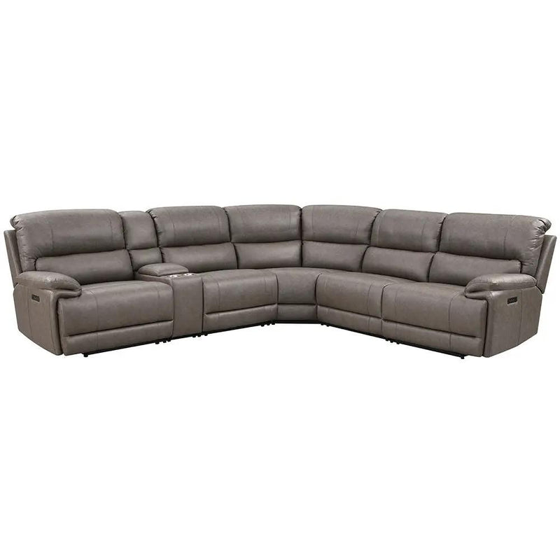 Kantu - Motion Sectional Sofa - Brown Synthetic Leather by Unique Piece Furniture