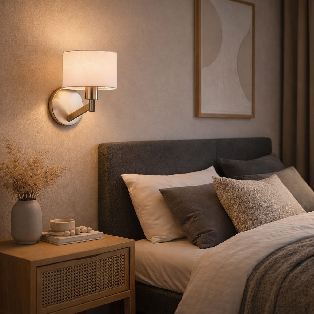 Nebula - Base Wall Lamp With Rotary Switch Shade, photo 7 of 7