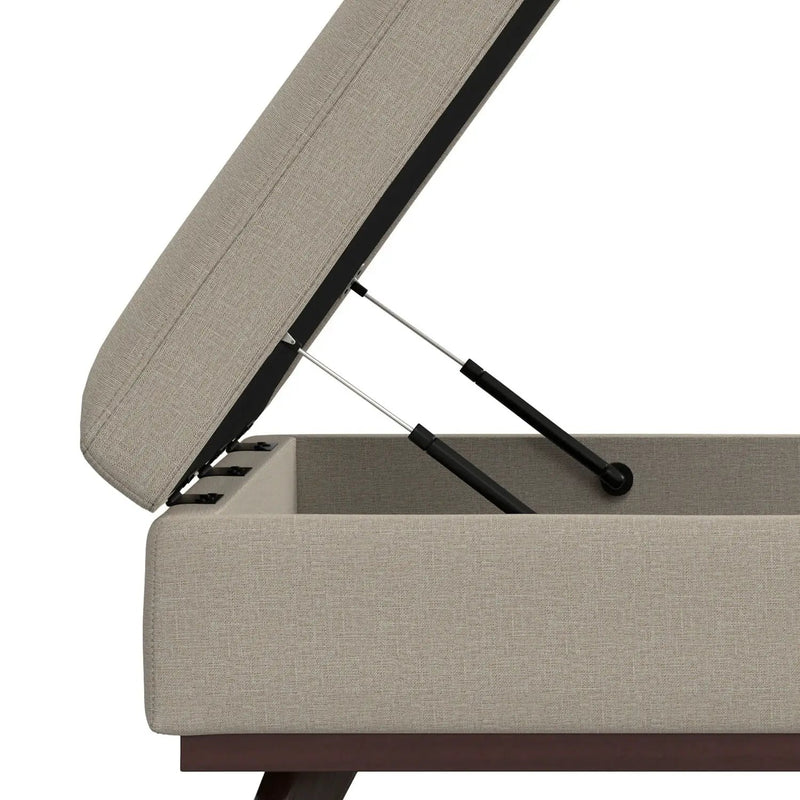 Owen - Multifunctional Square Coffee Table Storage Ottoman by Unique Piece Furniture