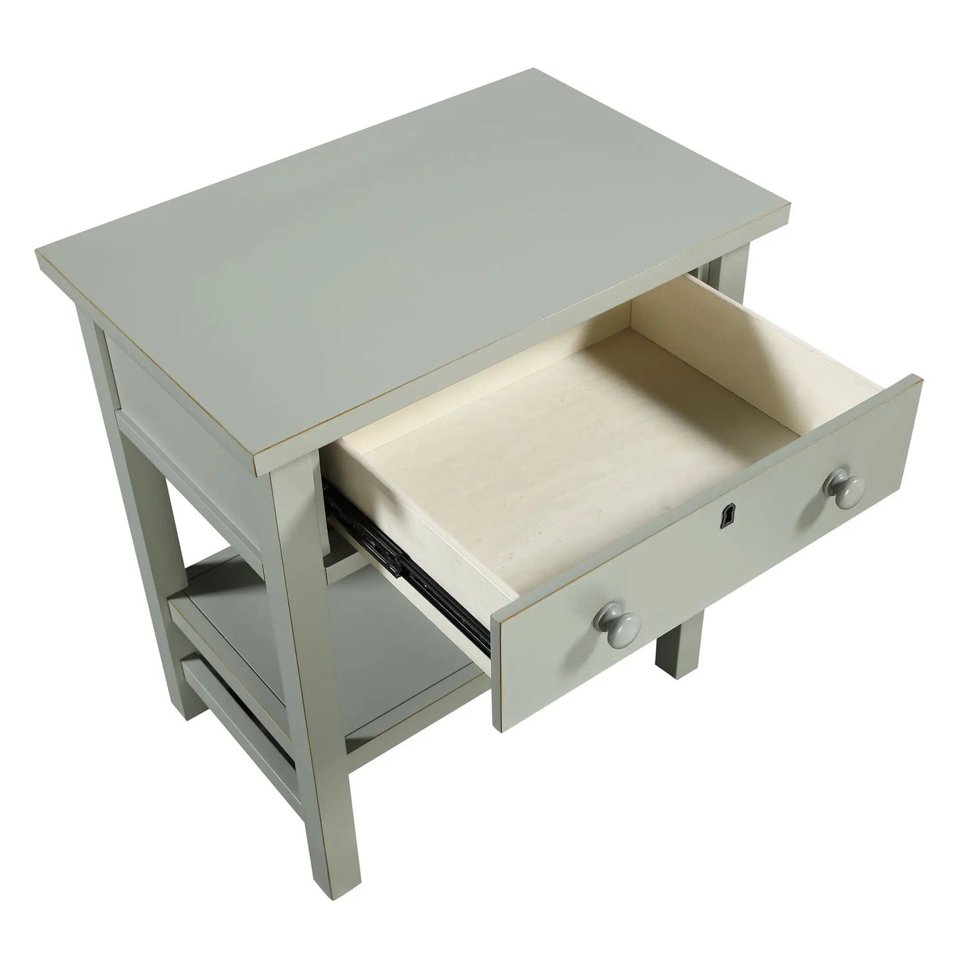Finley - 1 Drawer Storage Nightstand by HouseOfZazla