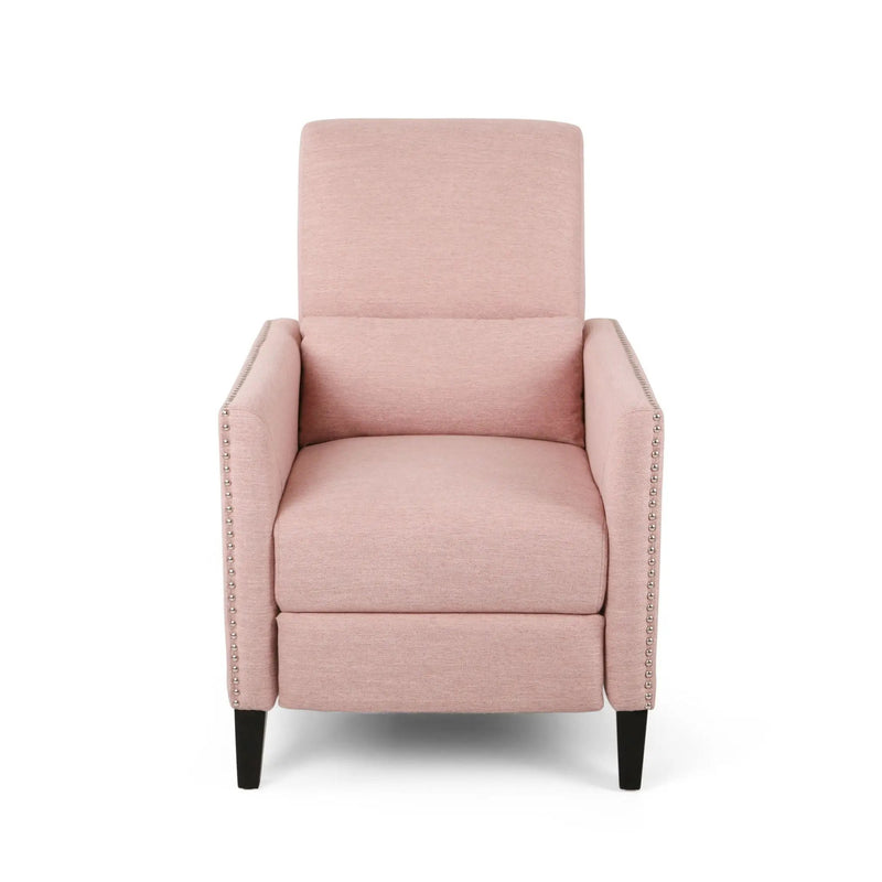 Kiersten - Contemporary Fabric Pushback Recliner by Unique Piece Furniture