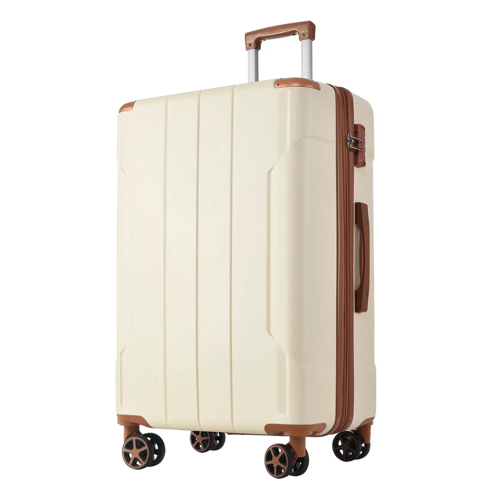 Lightweight Durable ABS Hardshell Luggage - 24-inch by HouseOfZazla