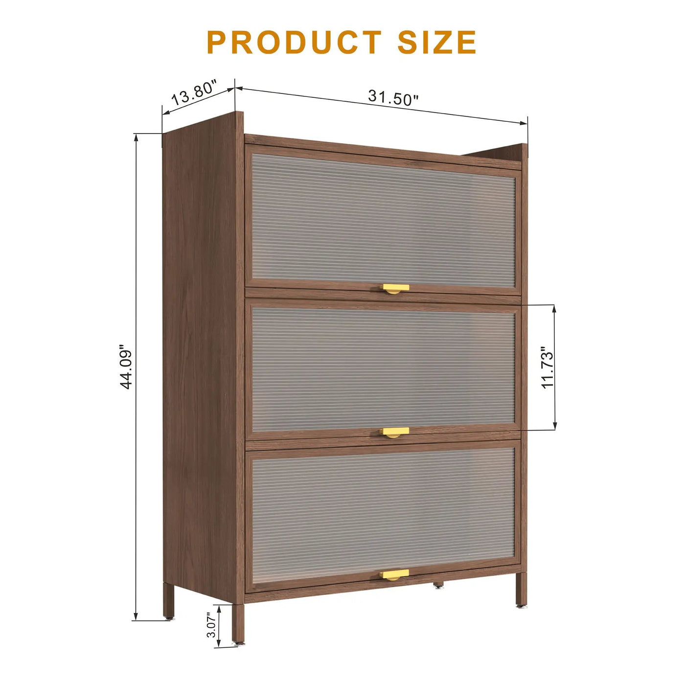 Flip Doors Cabinet, With Ample Storage Space by HouseOfZazla