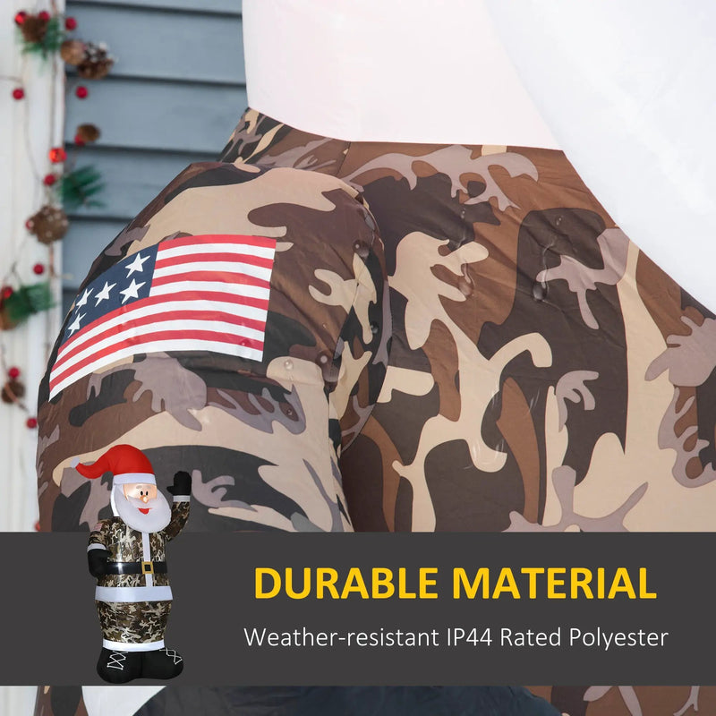 HOMCOM 8' Christmas Inflatables Outdoor Decorations by HouseOfZazla