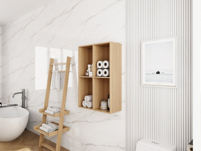 24 Inch Small Wall Mounted Storage Shelves by HouseOfZazla