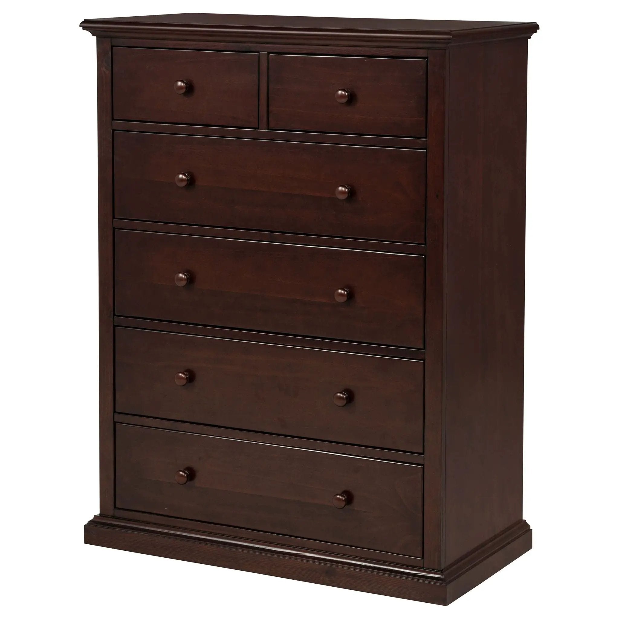 Sumerlin 6-drawer Bedroom Chest of Drawers Cappuccino by Unique Piece Furniture