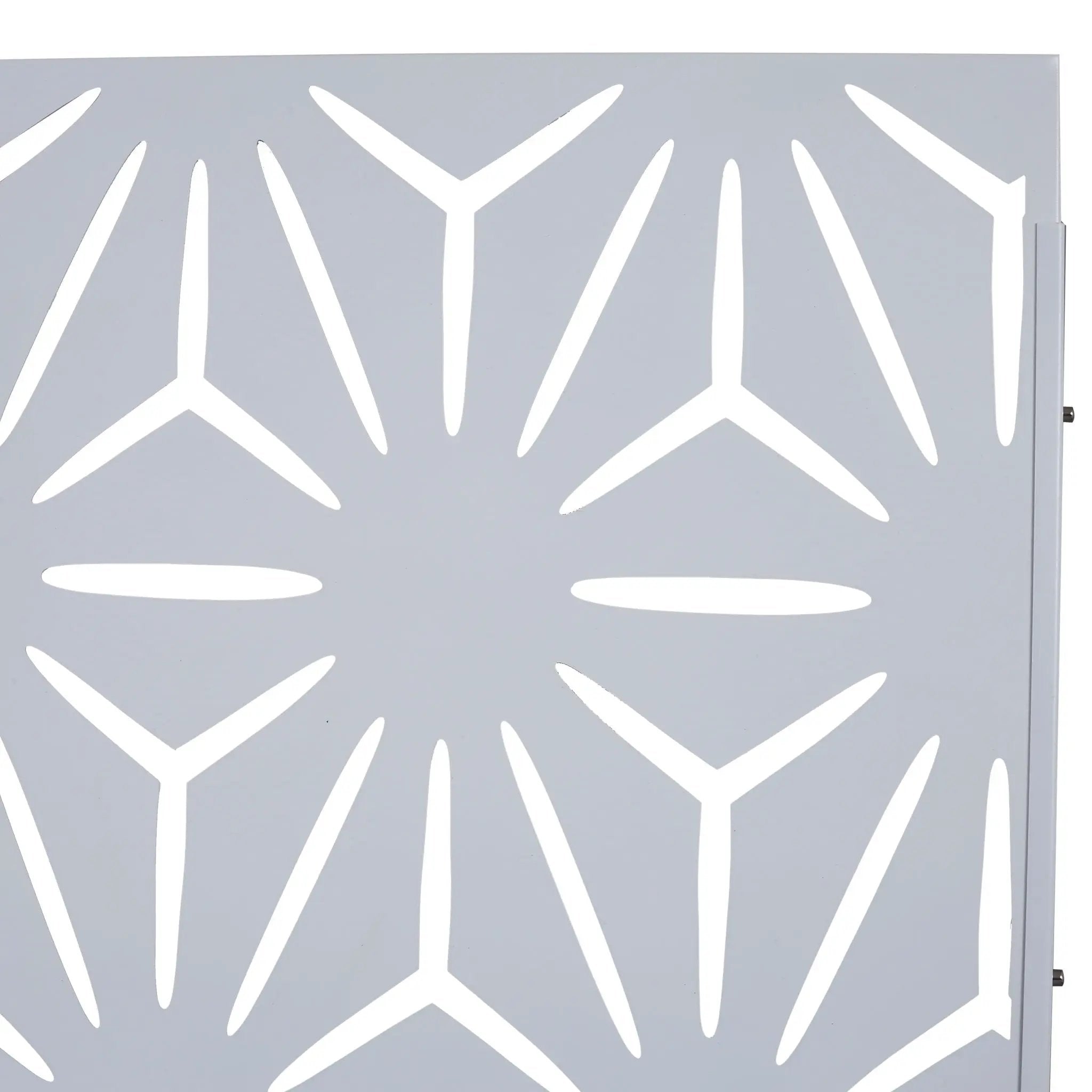 Outdoor & Indoor Metal Privacy Screen, Freestanding Decorative Panels by Unique Piece Furniture