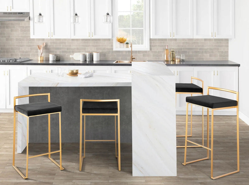 Fuji - Contemporary / Glam & Quality Construction Barstool by Unique Piece Furniture