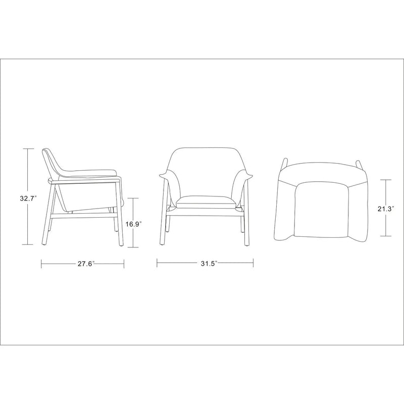 Miller - Weave Accent Armchair by HouseOfZazla
