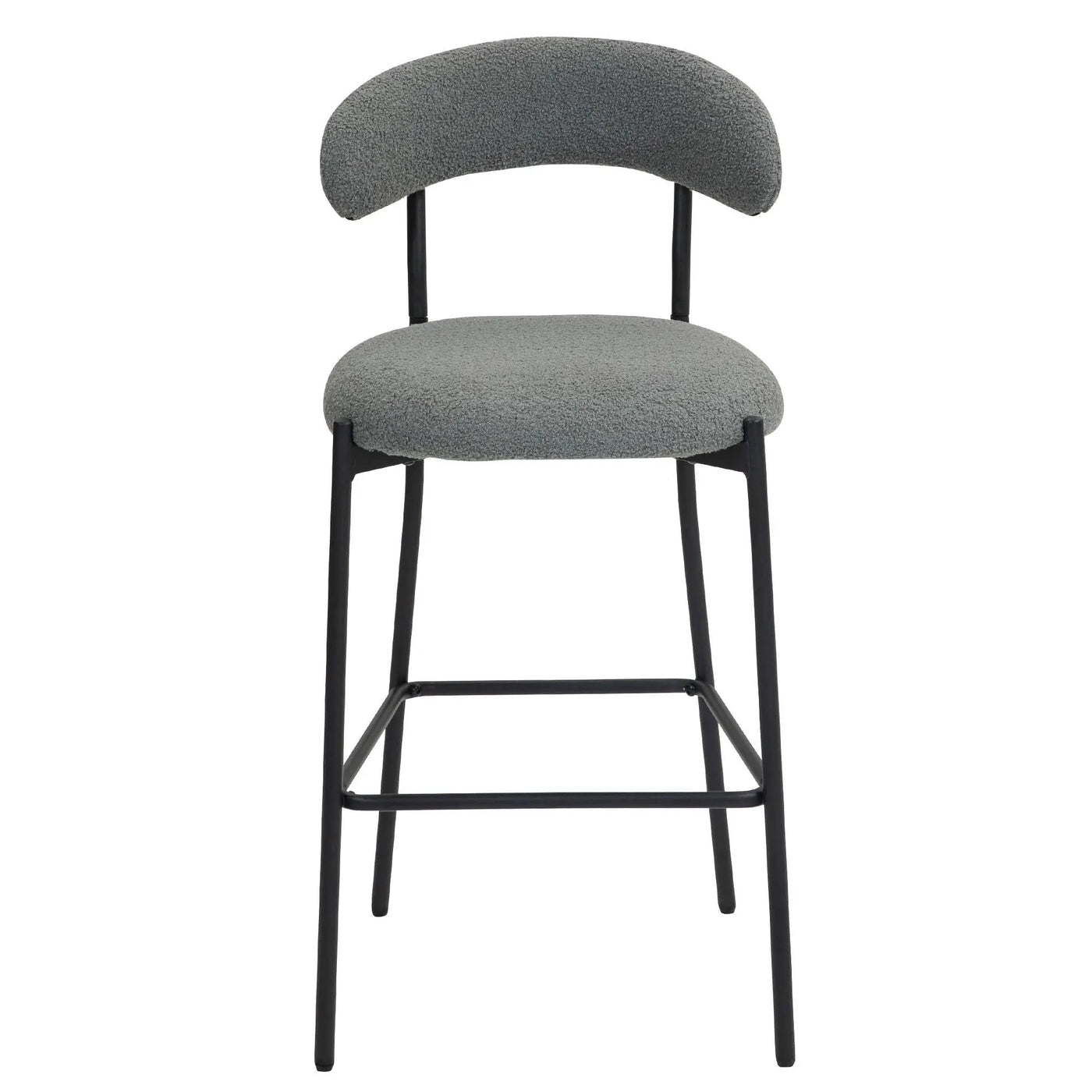 Counter Height Bar Stools With Powder Coating Base And Footrest by Unique Piece Furniture