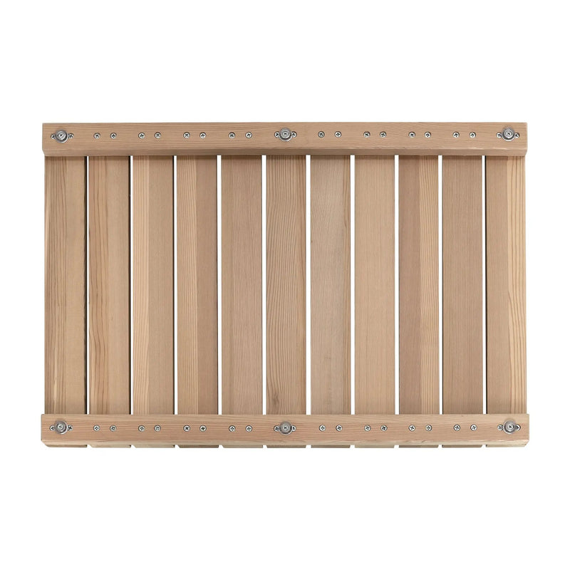 Cedar Wood Shower Mat - Non-Slip Slatted Bath Mat by HouseOfZazla