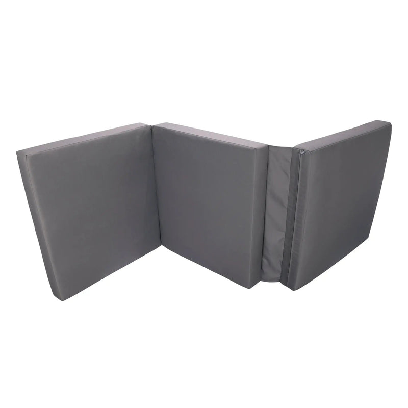 Gray Broadway Ian Chaise Lounge Cushion (Triple Folds) by HouseOfZazla