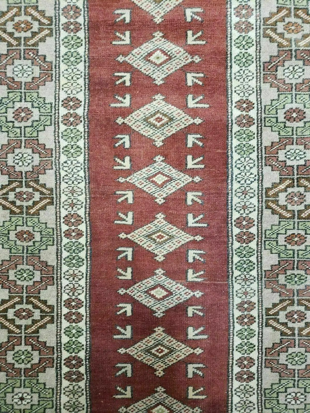 4' X 8' Antique Handmade Turkish Melas Oushak Wool Rug by Jewel Rugs