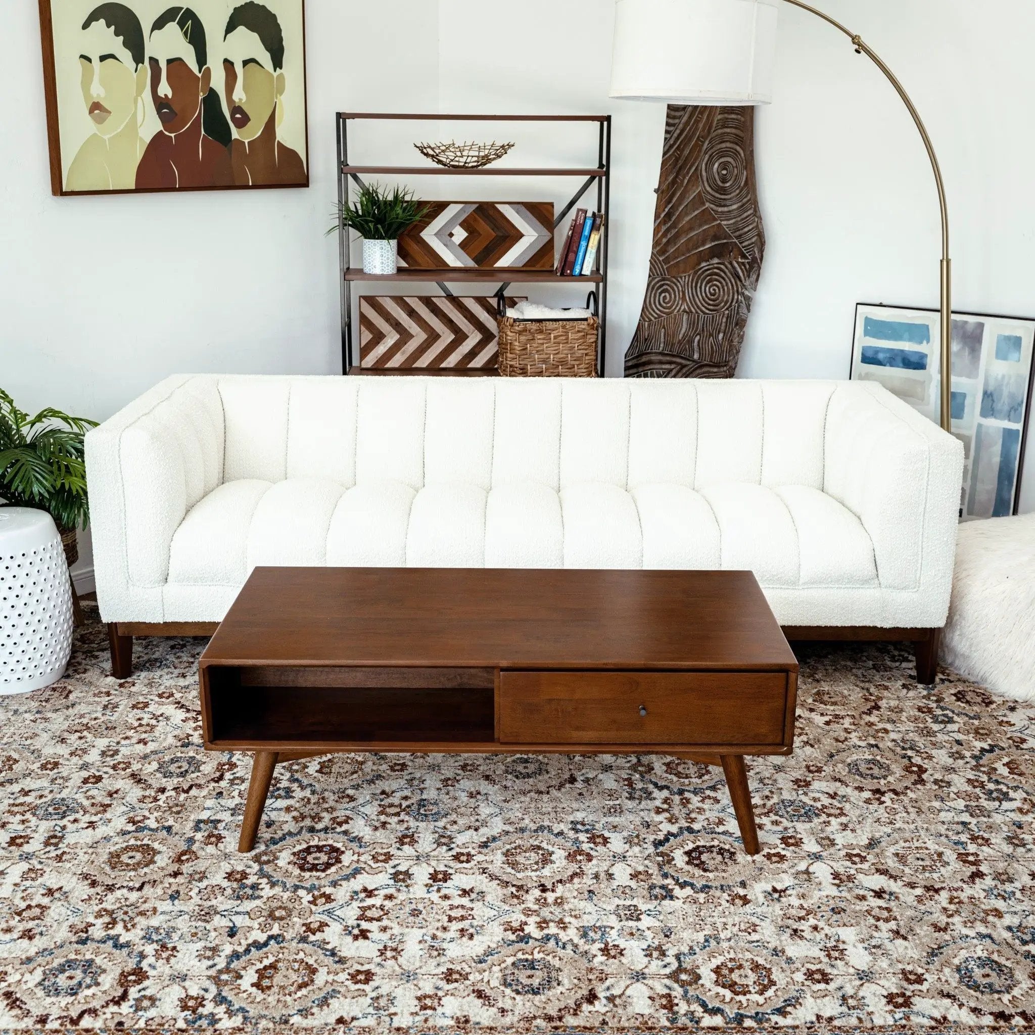 Caroline - Coffee Table - Walnut Brown by Unique Piece Furniture