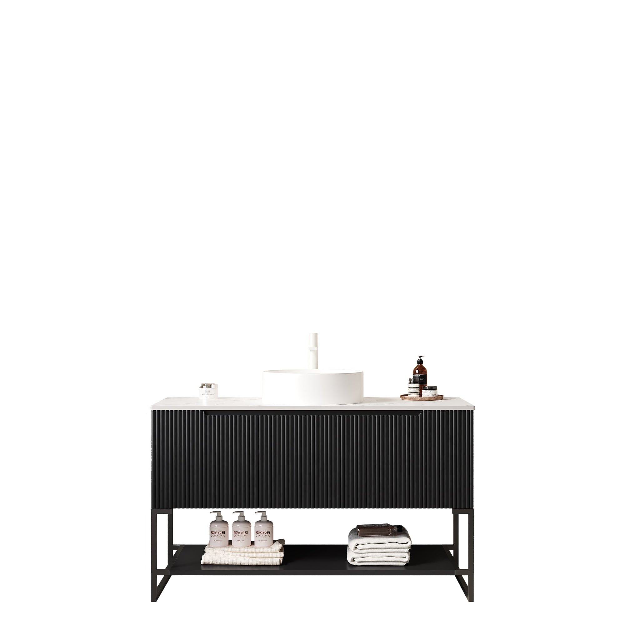 Tulio 48" Bathroom Vanity with Sink and Storage Cabinet by HouseOfZazla