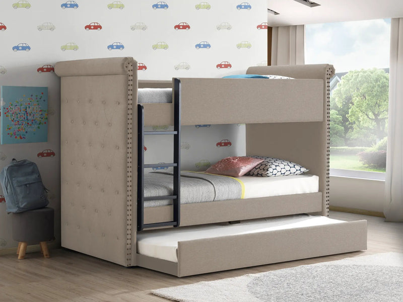 Romana II Fabric Bed Frame by HouseOfZazla