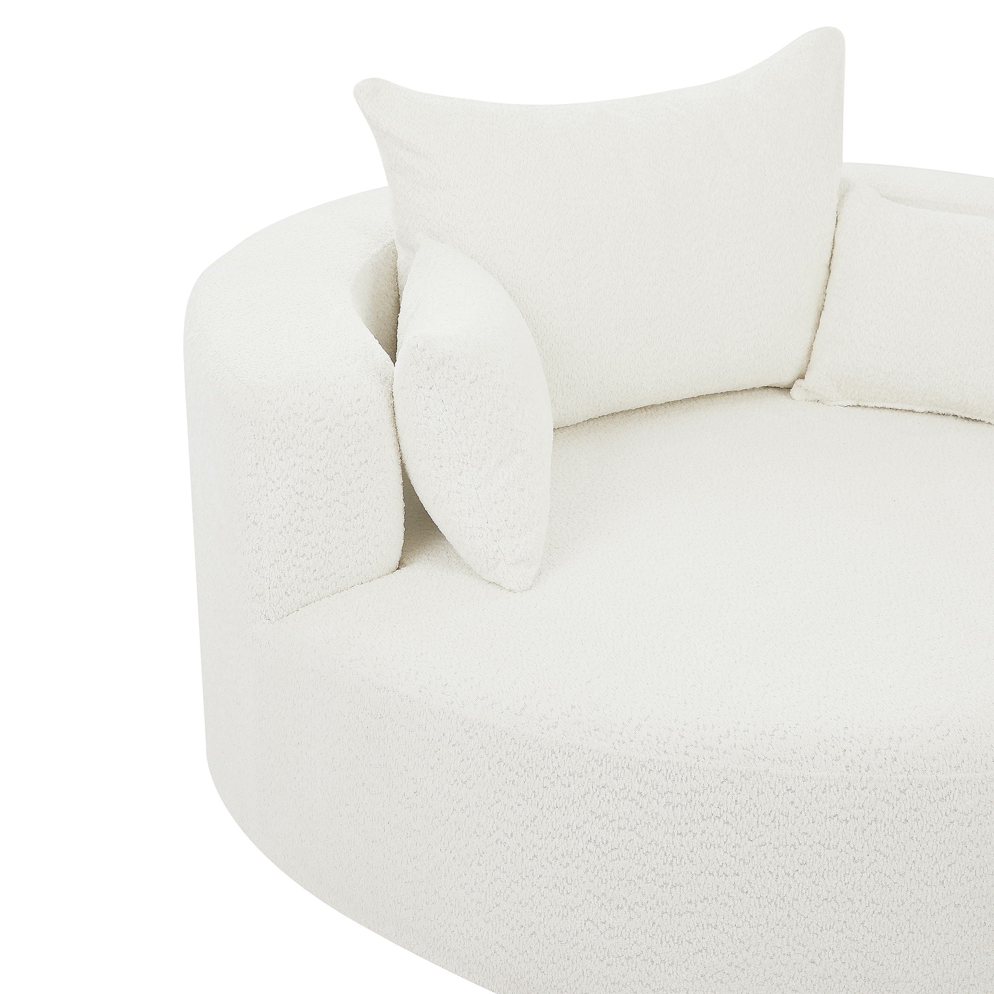 360° Swivel Chair Accent Barrel Chair With Removable Pillows by HouseOfZazla