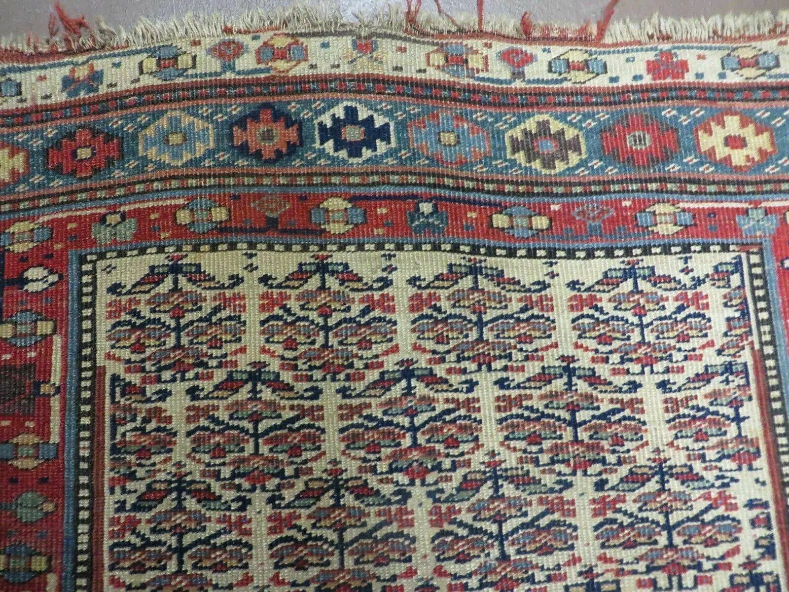 5' X 9' Antique Handmade Caucasian Kuba Wool Rug Veg Dye Runner Nice by Jewel Rugs