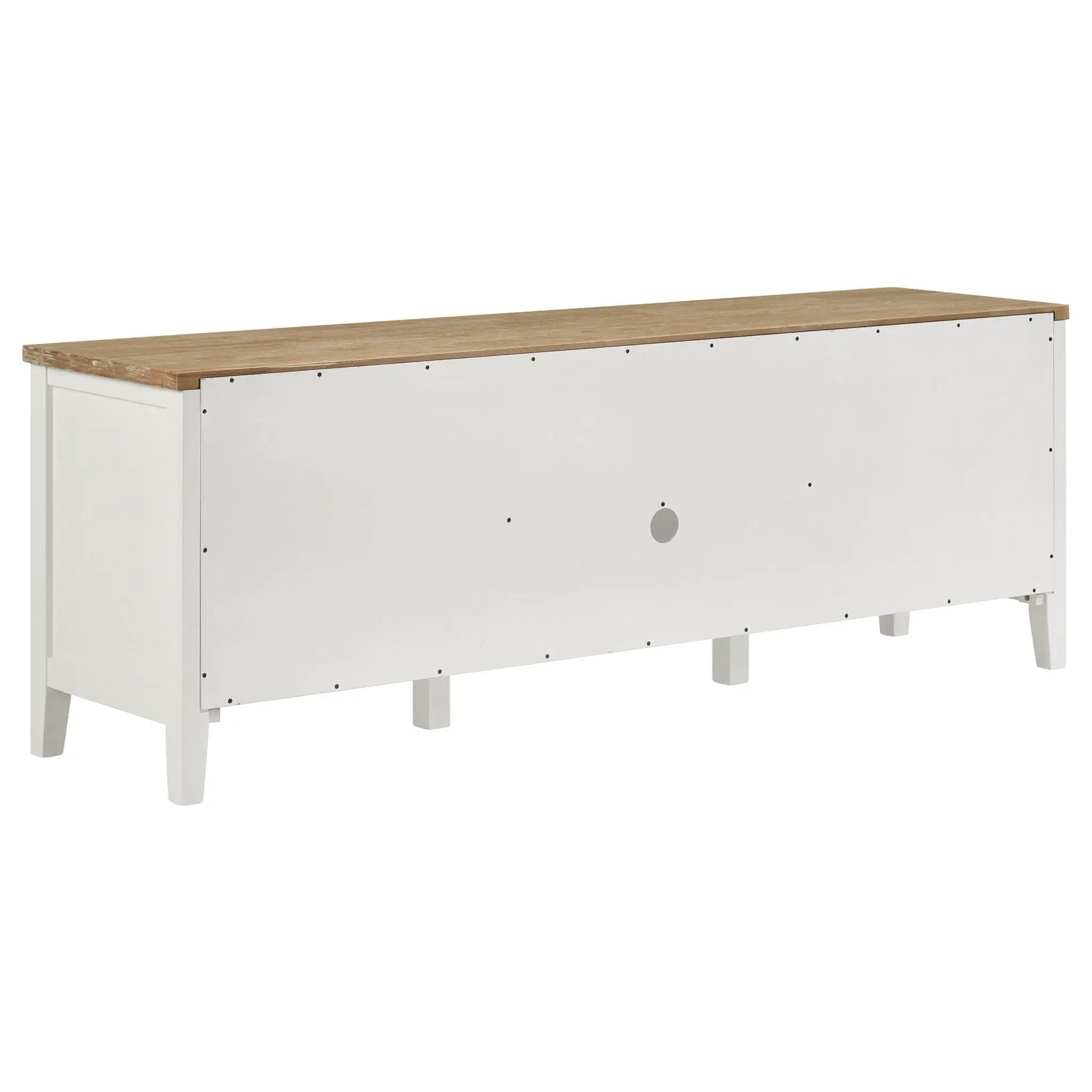 Hollis 3-piece 67-inch TV Stand Entertainment Center White by Unique Piece Furniture