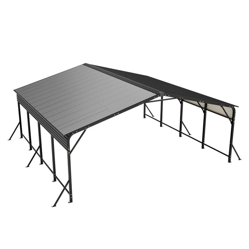 20'x20' Galvanated Steel Carport Canopy by HouseOfZazla