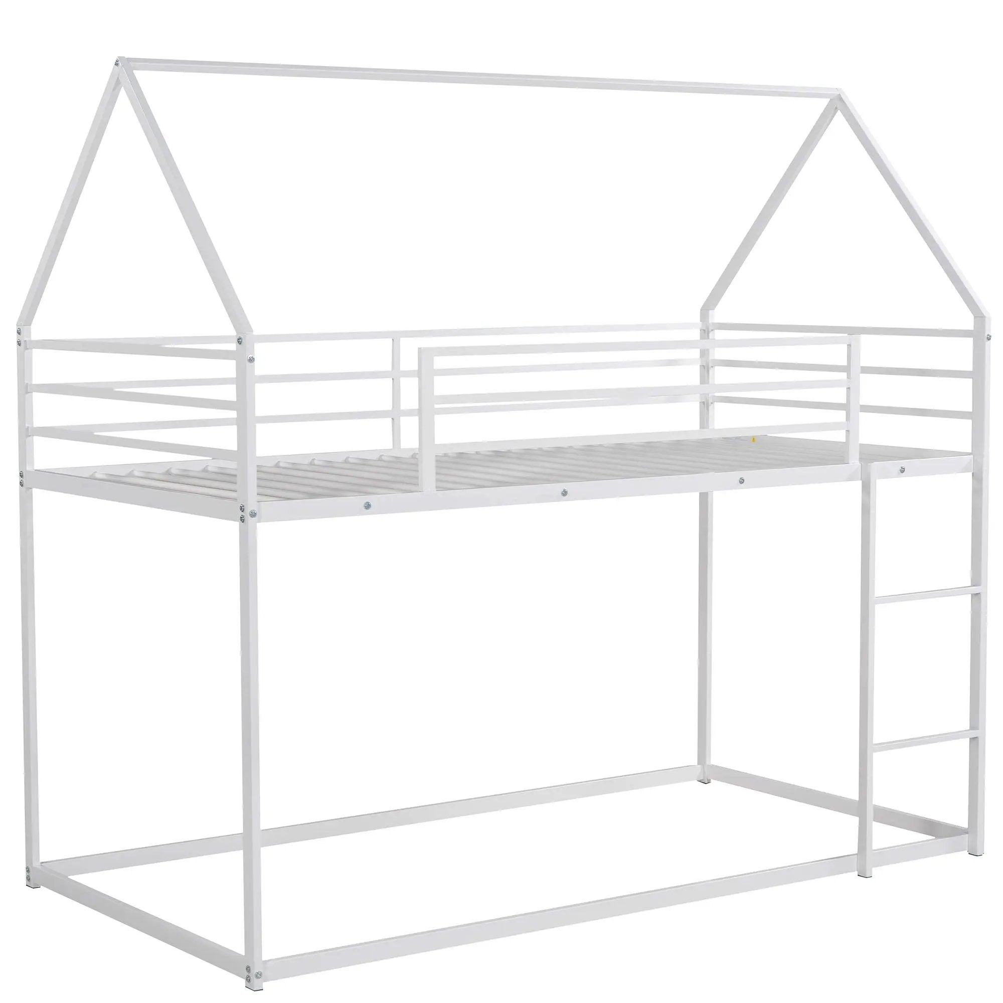 House Bunk Bed With Built In Ladder