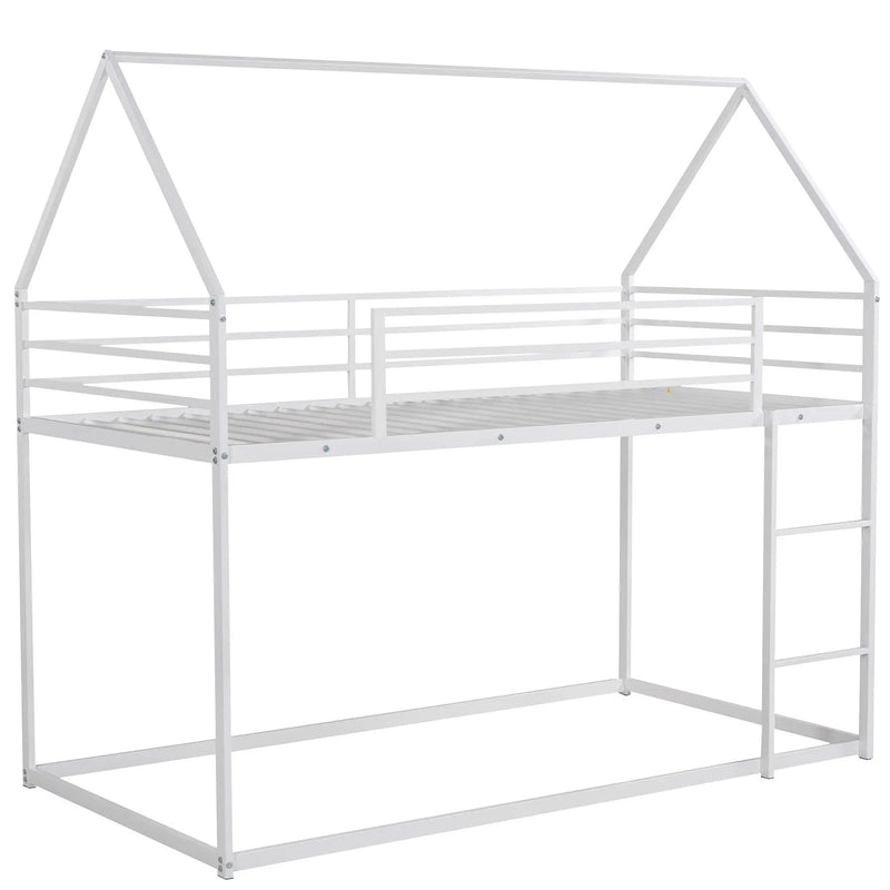 House Bunk Bed With Built In Ladder