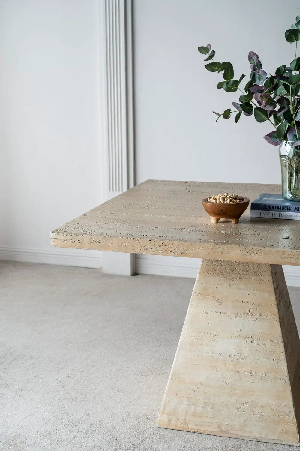 Square Dining Table With Pedestal Base by Unique Piece Furniture