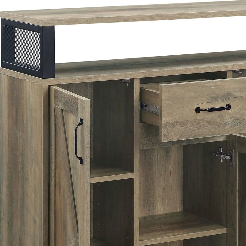 Abiram - Rustic Server - Oak by HouseOfZazla