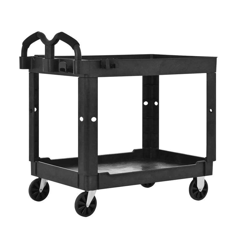 Heavy Duty Tray Top Service Cart with Wheels by HouseOfZazla