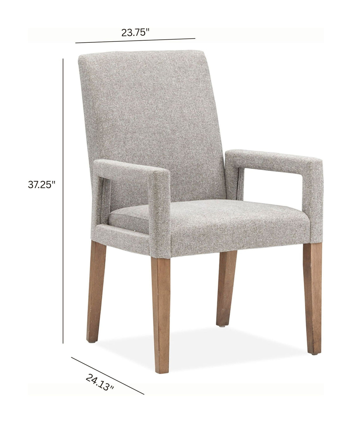 Lindon - Dining Arm Chair With Upholstered Seat & Back (Set of 2), photo 14 of 14