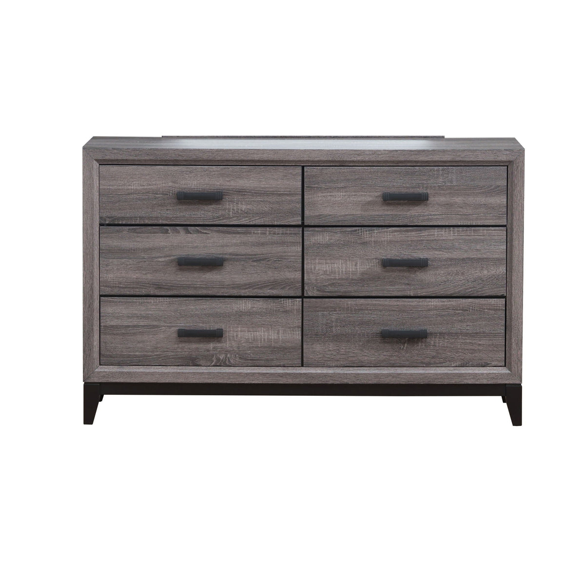 Mirage Dresser with Six Spacious Drawers - Dark Gray or White, photo 9 of 10