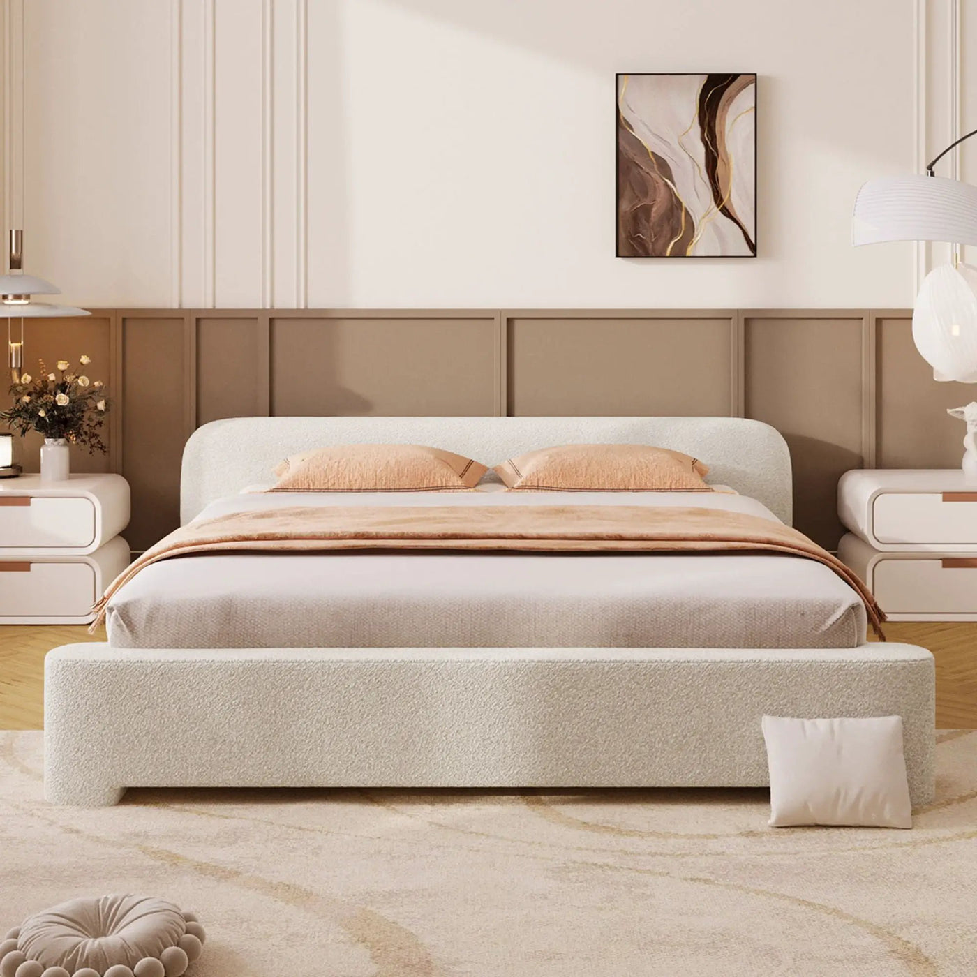 Cozy Bouce Upholstered Bed by HouseOfZazla