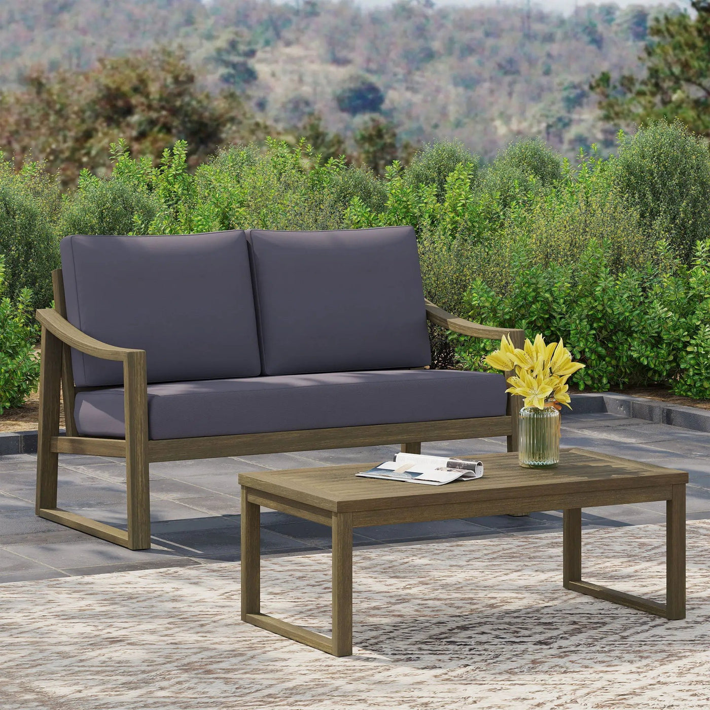 Samwell Coffee Table & Loveseat Set by HouseOfZazla