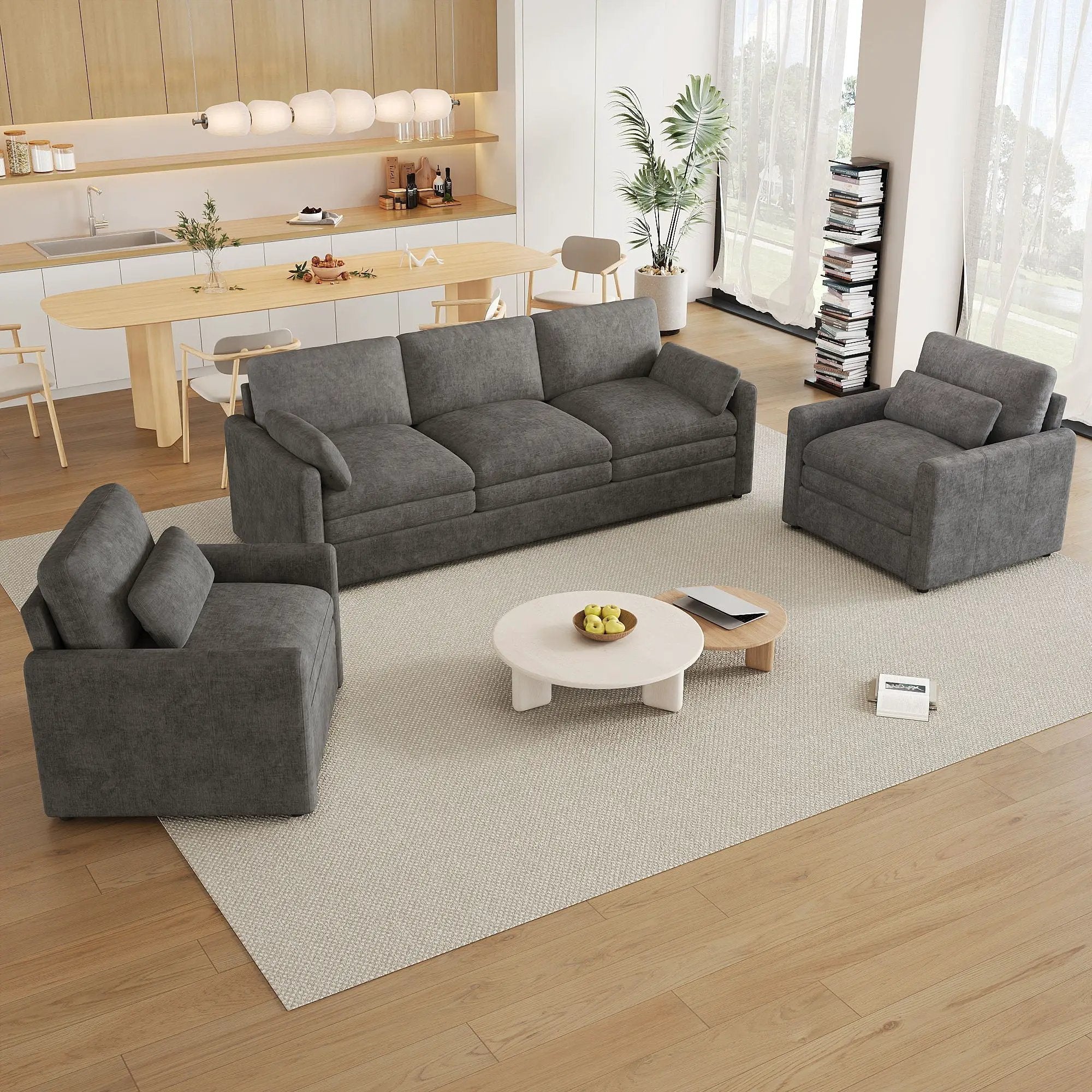 Cloud Sofa Set Couch For Living Room by Unique Piece Furniture