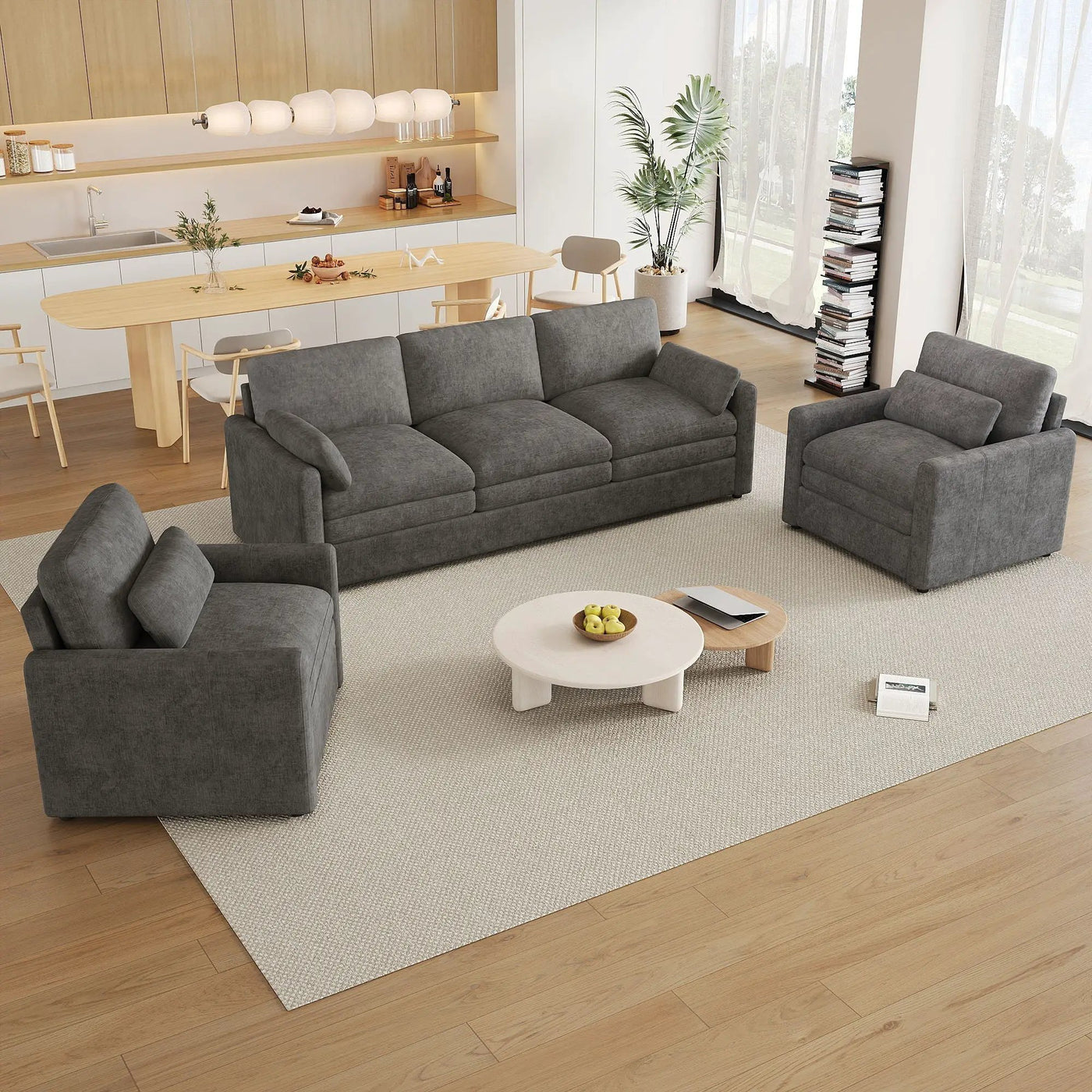 Cloud Sofa Set Couch For Living Room by HouseOfZazla