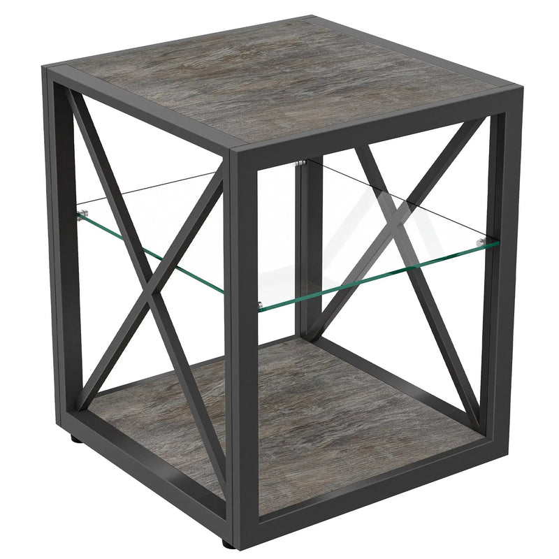 Set of 2 Modern End Tables for Bedroom & Living Room by HouseOfZazla