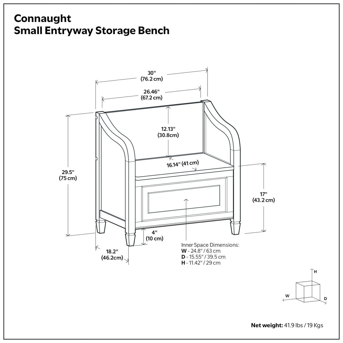Connaught - Storage Bench, photo 14 of 14