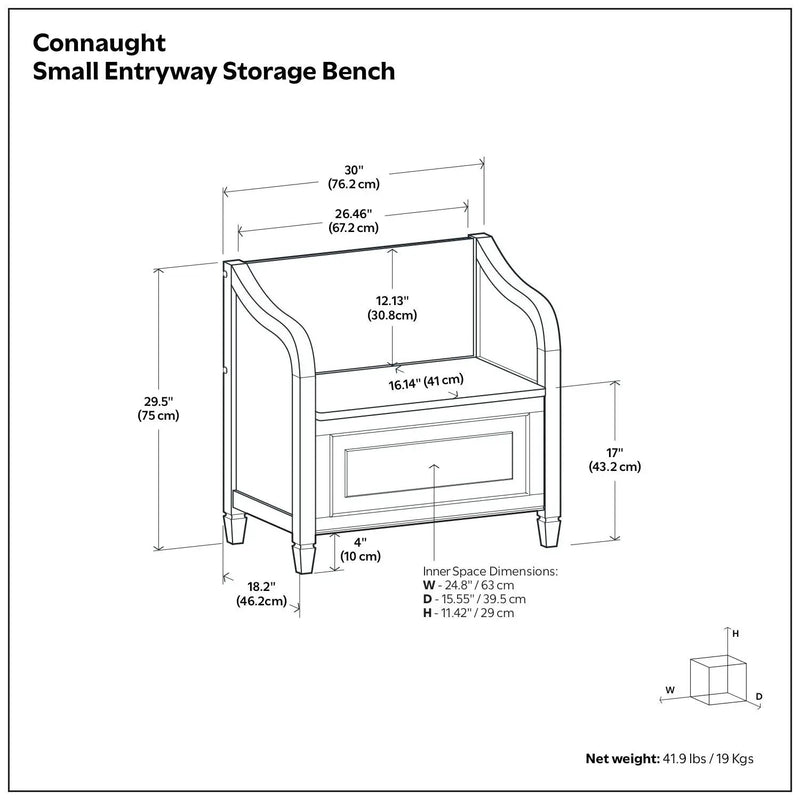 Connaught - Storage Bench by Unique Piece Furniture
