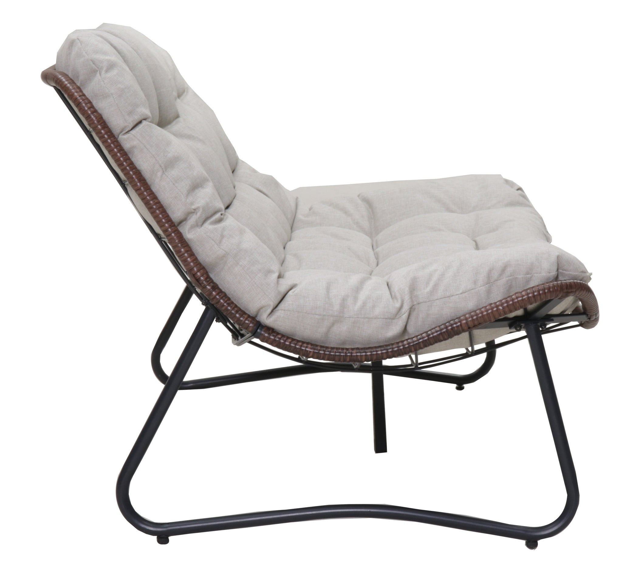 Patio Loveseat Sofa with Luxury Thick Cushion by HouseOfZazla
