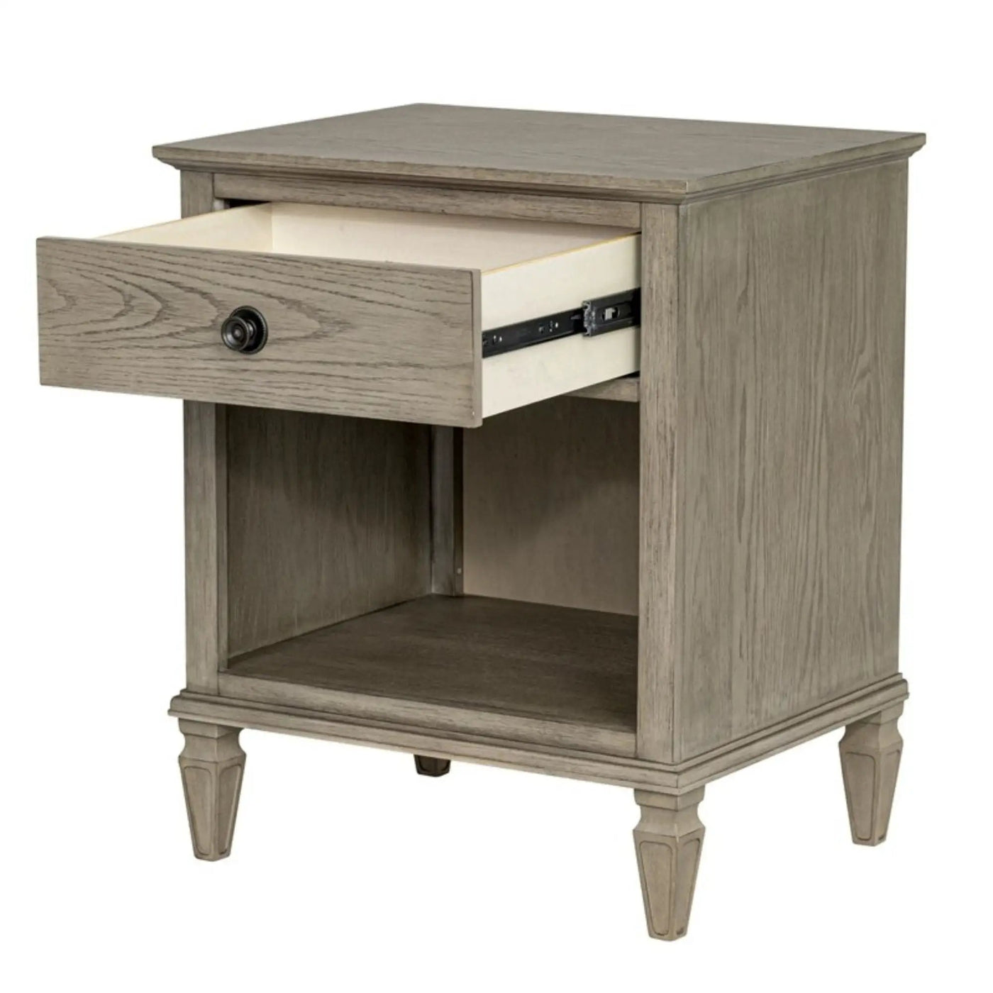 Victoria - Nightstand With Open Storage by HouseOfZazla