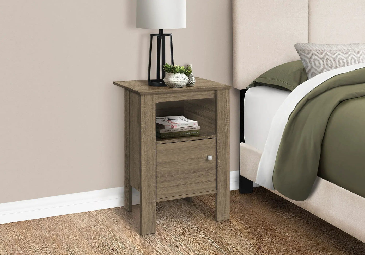 Accent Nightstands with Storage and Transitional Style by HouseOfZazla