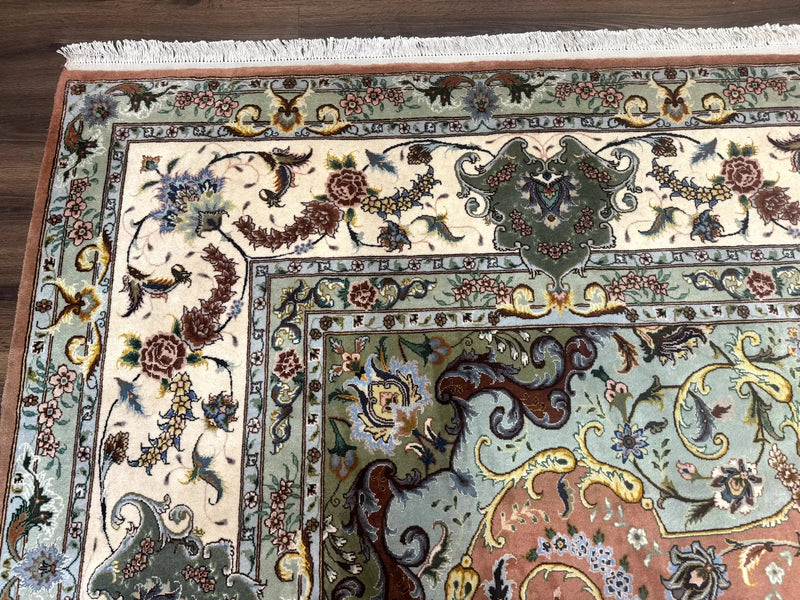 Palace Size Persian Tabriz Rug 12x17, Medallion Carpet, Fine 250 KPSI, Stunning by Jewel Rugs