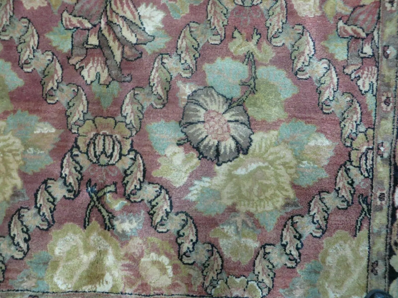 6' X 9' Handmade India Floral Oriental Wool Rug Carpet by Jewel Rugs