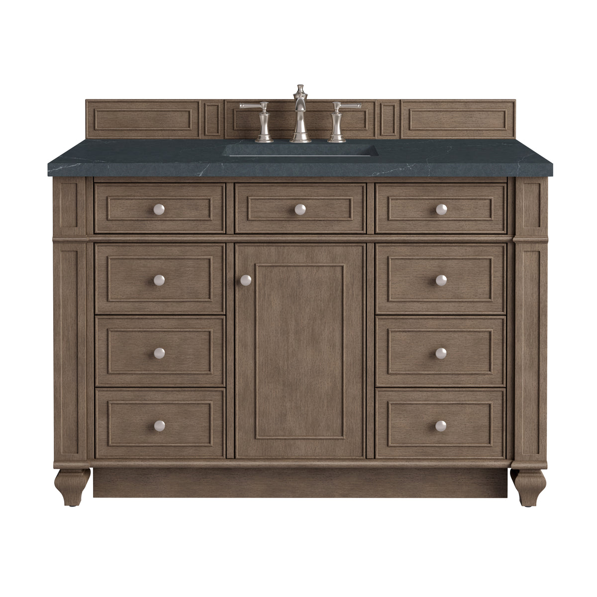 James Martin Bristol 48" Single Bathroom Vanity, Whitewashed Walnut, view 34