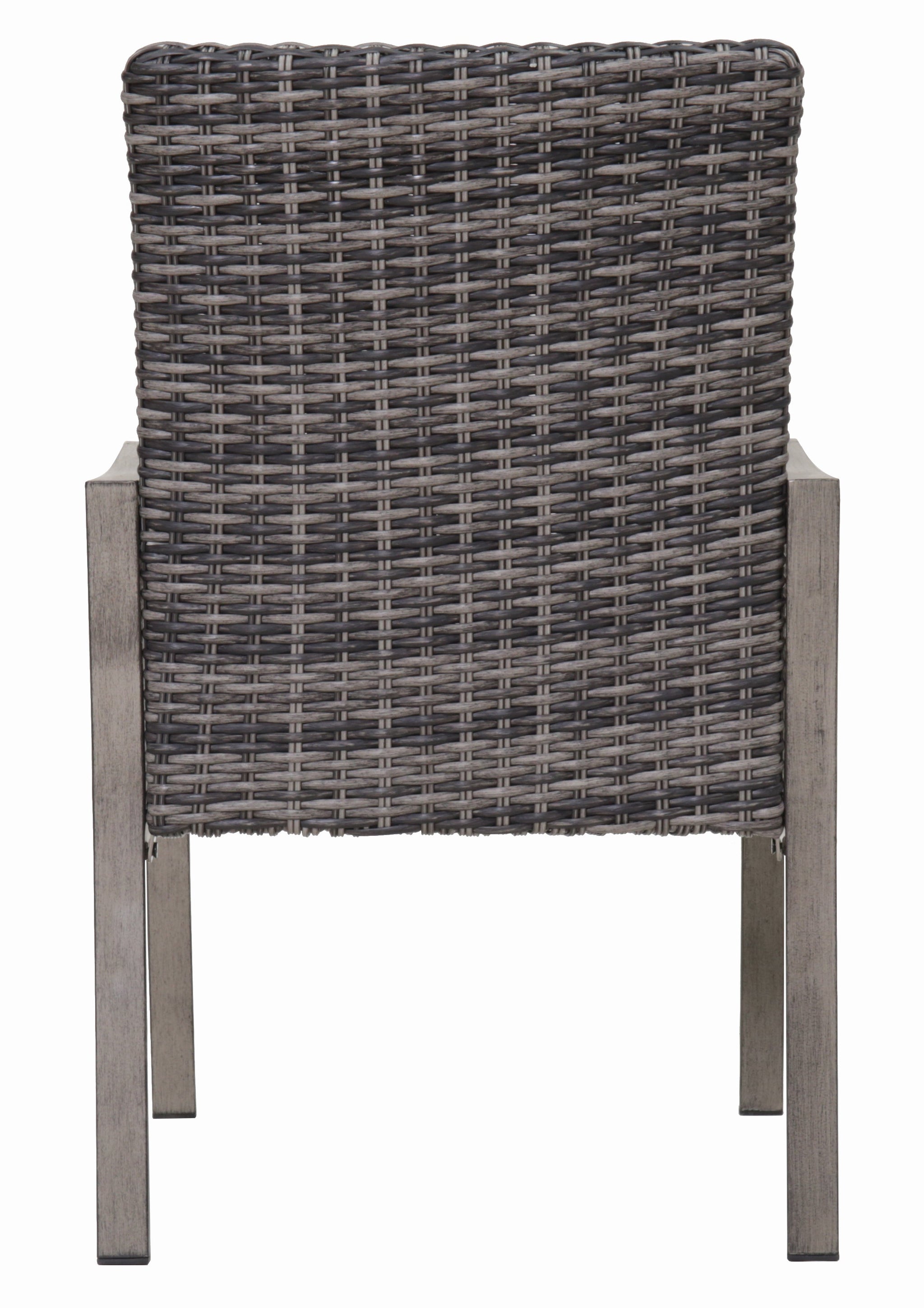 2PC Outdoor Dining Chair with Hand-Painted Frame and Water-Washed Cotton Seat by HouseOfZazla