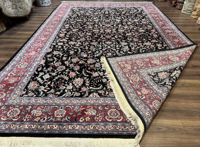 Large Sino Persian Rug 10x15, Floral Allover, Hand Knotted Wool Carpet, Fine by Jewel Rugs