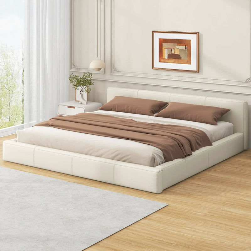 Stylish Upholstered Bed With Birch Wood Frame by HouseOfZazla