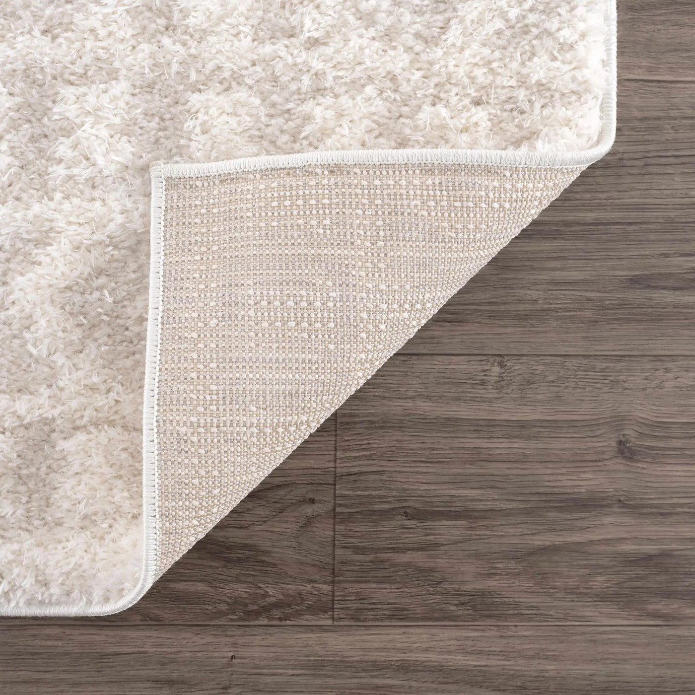 Eivin Cream Diamonds Plush Rug by Boutique Rugs