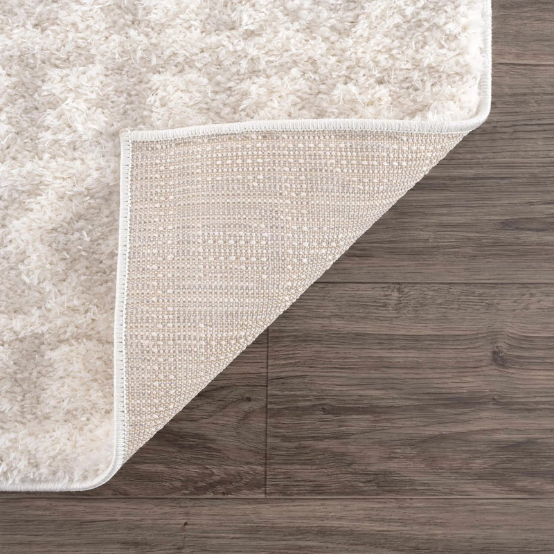 Eivin Cream Diamonds Plush Rug by Boutique Rugs